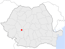 Location of Petrila