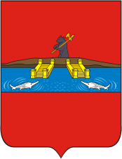 Файл:Coat of arms of Rybinsk (2001).gif