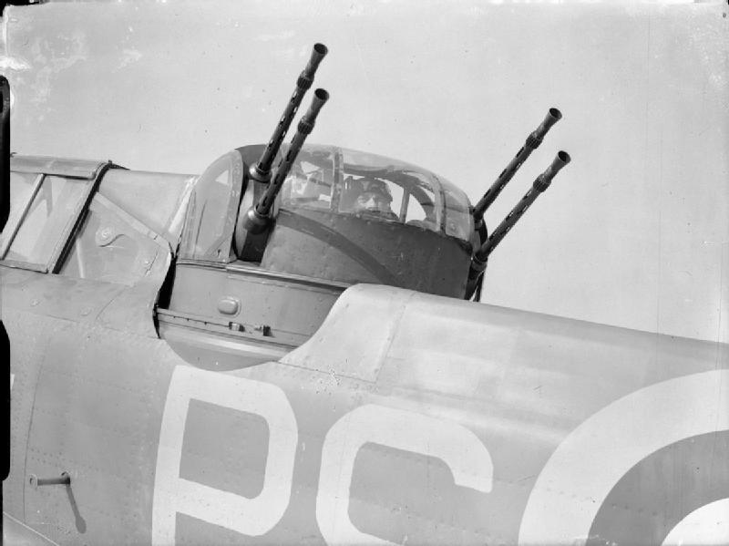 Файл:Boulton Paul Defiant gun turret WWII IWM CH 879.jpg