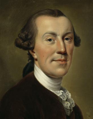 Johann Gerhard Reinhard Andreae, portrait by Johann Georg Ziesenis ca. 1770