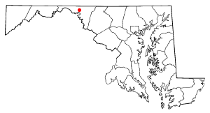 Location of Wilson-Conococheague, Maryland