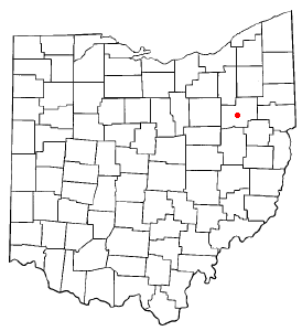 Location of Canton, Ohio