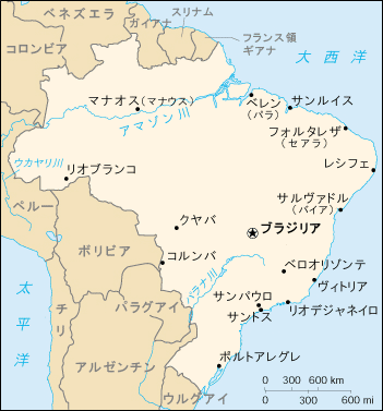 Map of Brazil