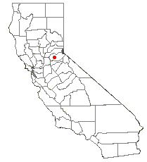 Location of Placerville in California.