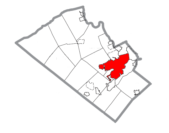 File:Map of Allentown, Lehigh County, Pennsylvania Highlighted.png