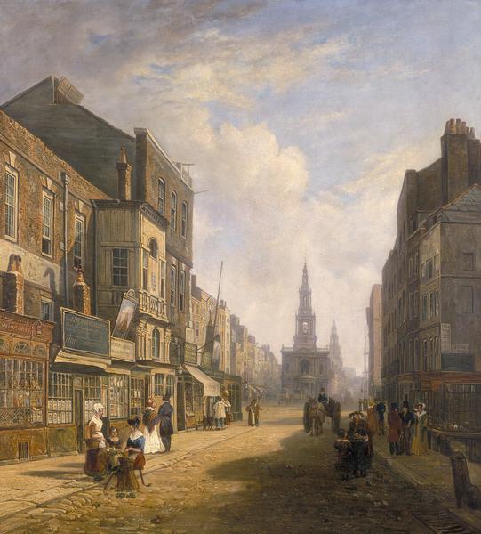 File:The Strand, Looking Eastwards from Exeter Change, c1824.jpg