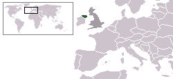 Localización de Irlanda del Norte