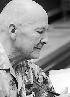 Heinlein autographing at the 1976 Worldcon