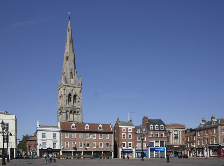 File:Newark on Trent UK Market Square.jpg