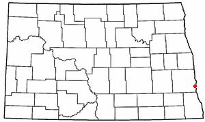 Location of Briarwood, North Dakota