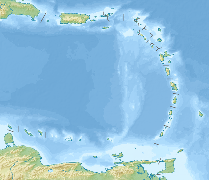 Archivo:Relief map of Lesser Antilles.png