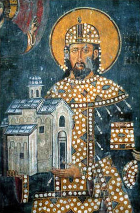 File:Fresco of Stefan Dragutin, Arilje.jpg