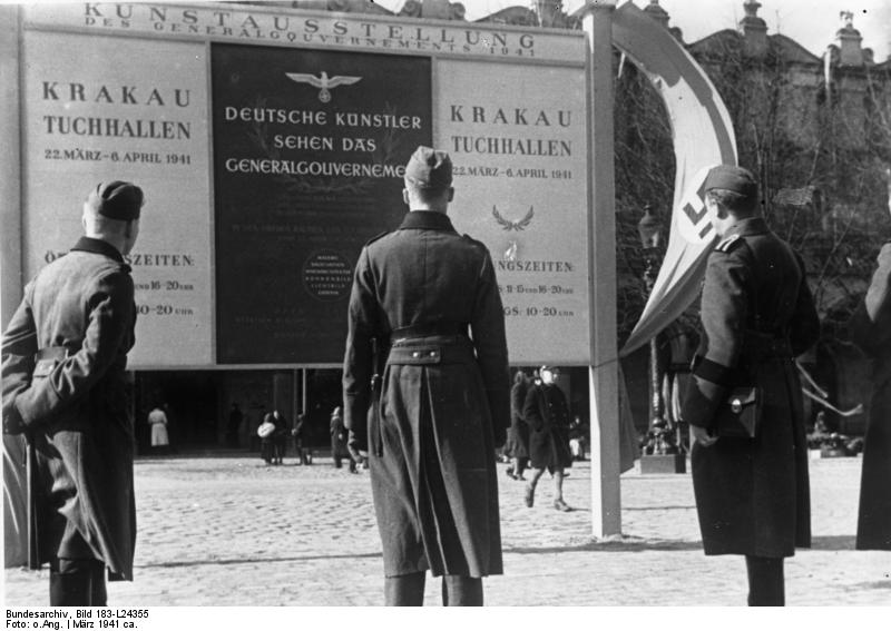 File:Bundesarchiv Bild 183-L24355, Krakau, Ankündigung einer Kunstausstellung.jpg