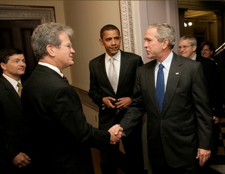 File:Coburn and Obama greet Bush.jpg