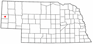 Location of Scottsbluff, Nebraska