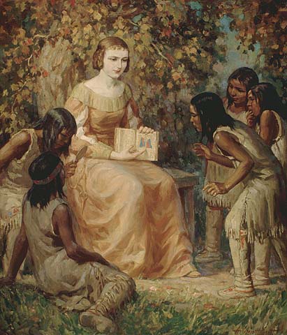 File:Madame Champlain enseignant aux enfants indiens, 1620.jpg