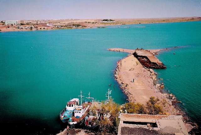 File:Balkhash Lake pier.jpg