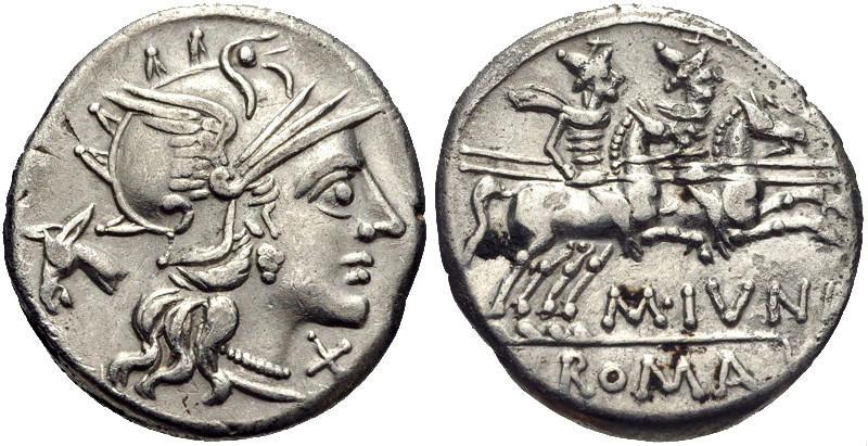 File:M. Junius Silanus, denarius, 145 BC, RRC 220-1.jpg