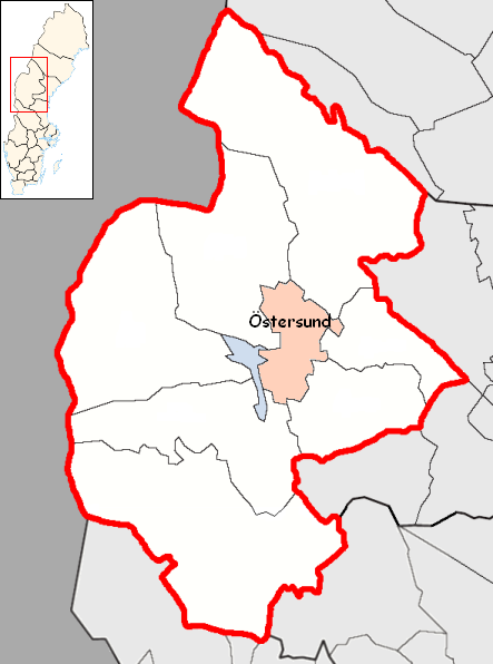 File:Östersund Municipality in Jämtland County.png