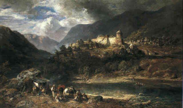 File:Die Festung Vranduk in Bosnien by Carl Ebert.jpg