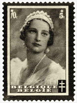 Файл:Belgium1935queenastrid70and5scottB174.jpg