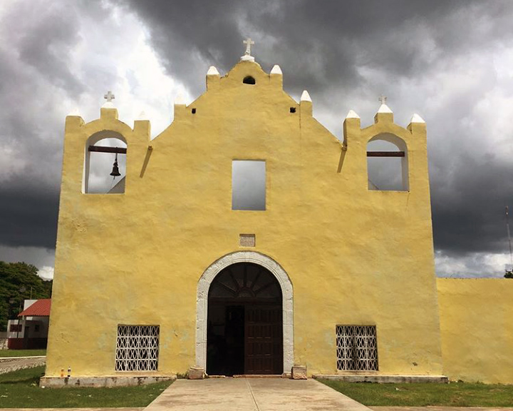 Файл:Templo dedicado a San Lorenzo en Tahdziú.jpg