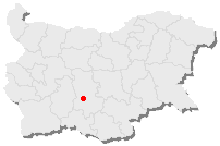 Position of Plovdiv in Bulgaria