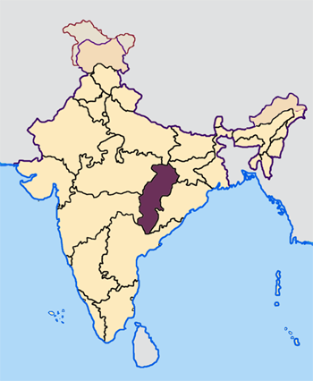 File:Chhattisgarh in India.png