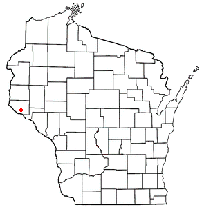 Location of Hartland, Pierce County, Wisconsin