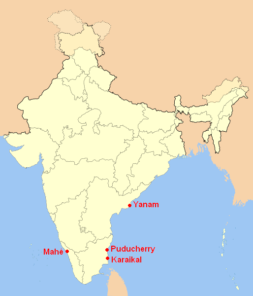 Файл:Lagekarte Unionsterritorium Puducherry.png