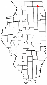 Location of Trout Valley, Illinois