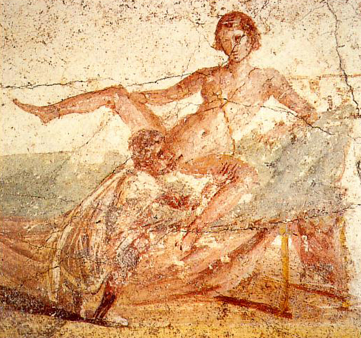 File:Sexual scene on pompeian mural.jpg