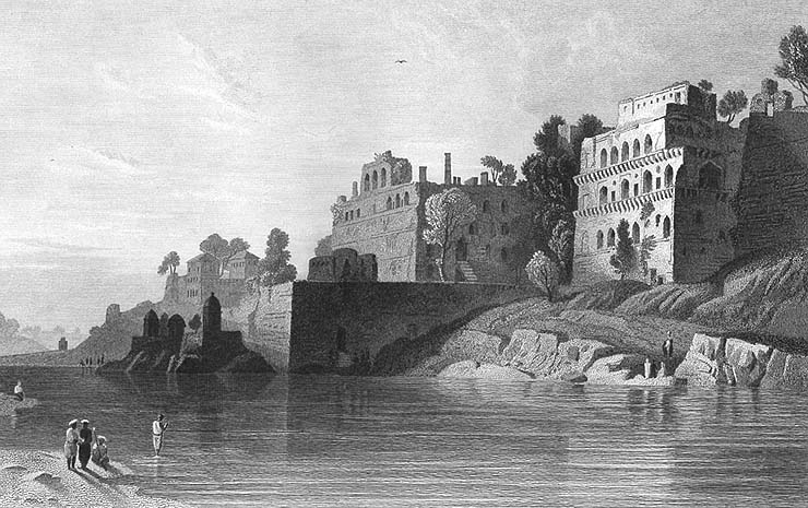 File:Fort at Baharampur, West Bengal, c 1850.jpg