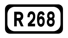 File:R268 Regional Route Shield Ireland.png