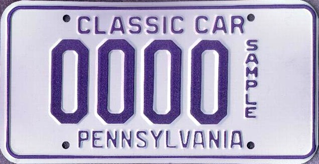 File:1987 Pennsylvania license plate classic car Sample.jpg