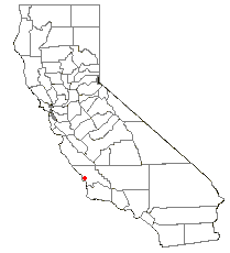 Location of San Luis Obispo, California