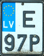 Файл:Latvian moped number plate.jpg