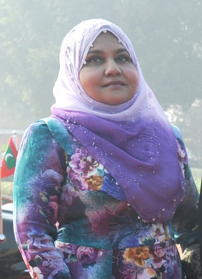 File:Mrs. Fathimath Ibrahim at Rashtrapati Bhavan (1) (cropped).jpg