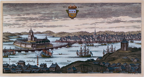 Archivo:Suecia 3-122 ; Viborg 1709.jpg