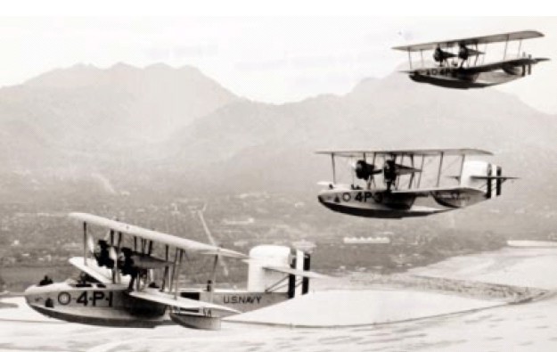 File:Douglas PD-1s VP-4 over Hawaii 1930.jpg