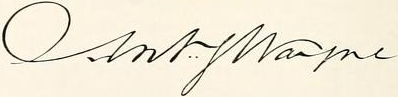 File:Signature of Anthony Wayne (1904) (cropped).png