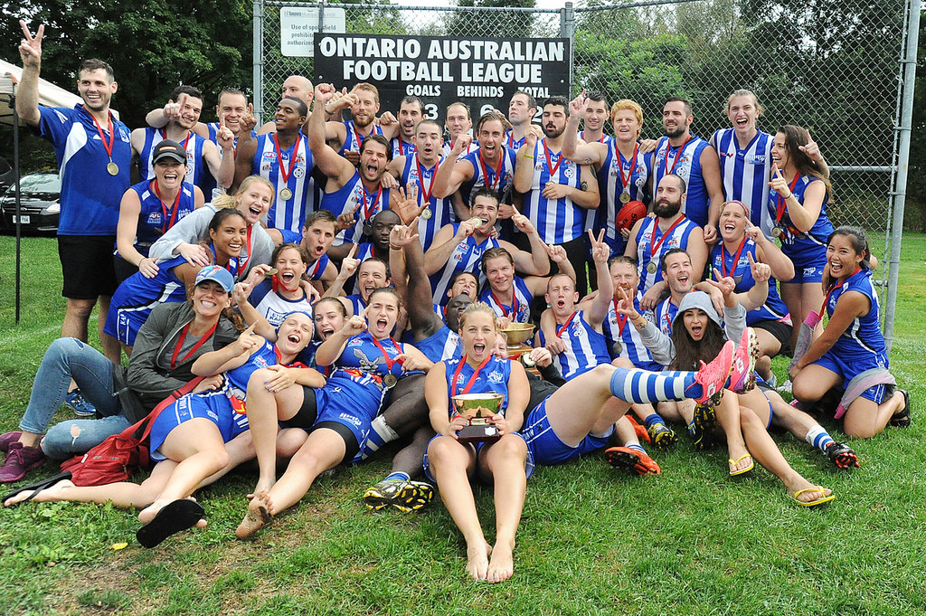 2015 AFL Ontario Men's and Women's Division 1 Premiers