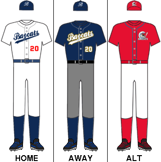 Barrie Baycats Uniforms