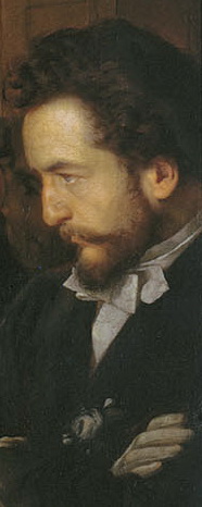 Файл:Vasiliy Pukirev (self-portrait) at Neravnyj brak painting.jpg