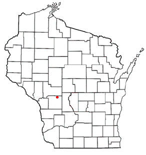 Location of Lincoln, Monroe County, Wisconsin