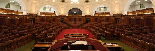 Seats present in the lower house of the legislature.