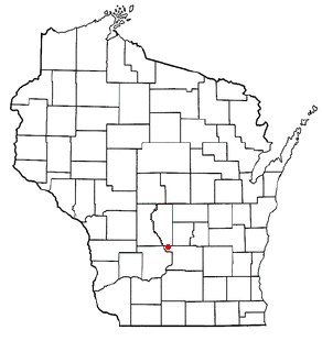 Location of Newport, Wisconsin