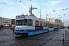 One of Gothenburg's rebuilt M31 trams with a low floor section in 2000