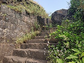 Entrance to top fort