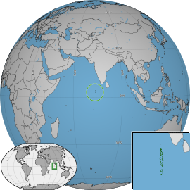 Map of the Maldives